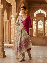 BUTTER SILK WITH MADHUBANI INSPIRED SALWAR 0649