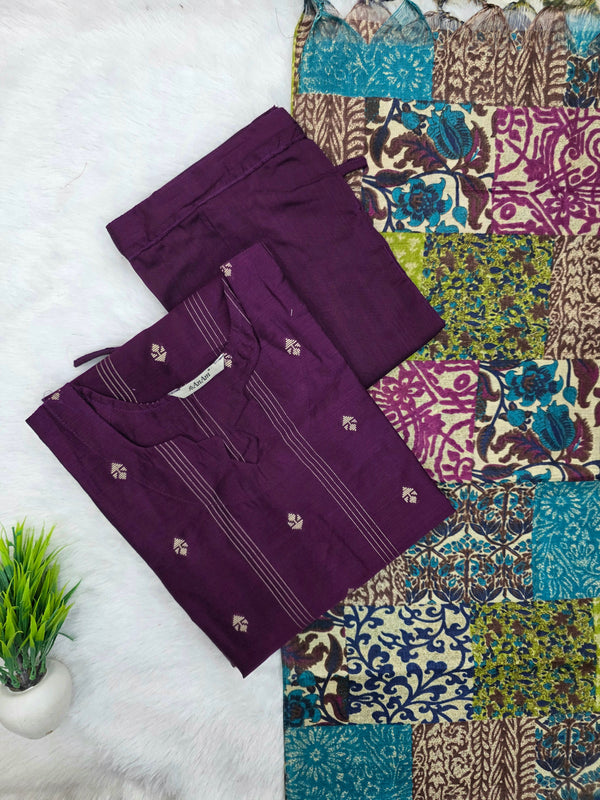 RAW SILK SALWAR SETS 0644