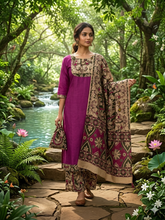 KALAMKARI COTTON SALWAR SETS / 0564