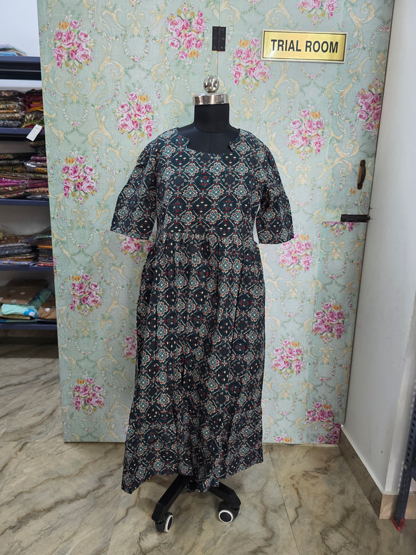 COTTON MAXI DRESS 0550