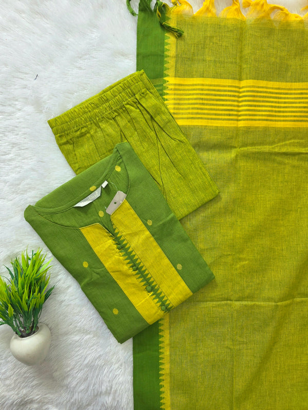 PREMIUM HANDLOOM COTTON SALWAR SETS 0444