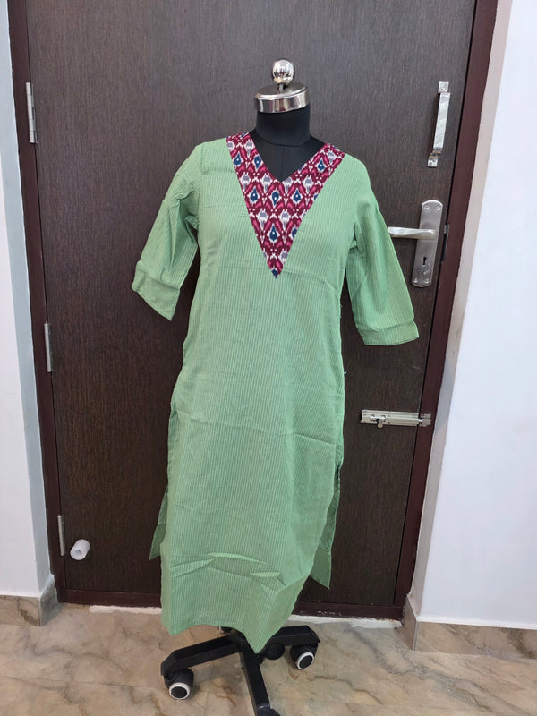 JAIPUR KANTHA COTTON KURTIS 0560