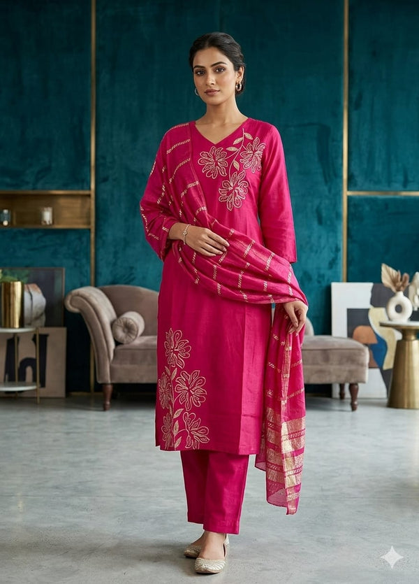 DIPTI PREMIUM VATICAN SILK SALWAR SETS 0589