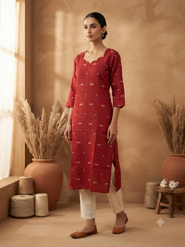RAW SILK KURTIS 0609
