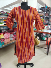 HANDLOOM IKKAT COTTON KURTIS 0469