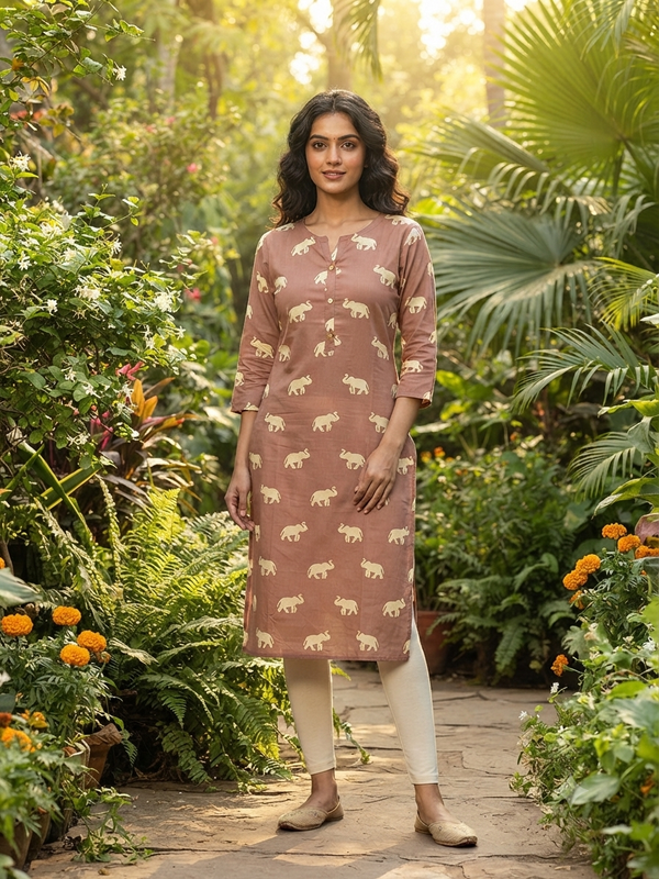 BUDGET FRIENDLY OFFICE / COLLEGE WEAR KURTIS 0580
