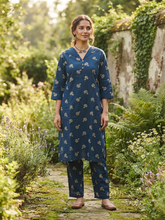 BLUE PREMIUM FLEX COTTON CO-ORD SETS 0618