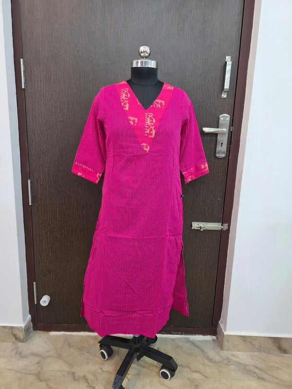 JAIPUR KANTHA COTTON KURTIS 0560