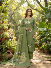 HANDPAINTED MUL COTTON SALWAR SETS 0612