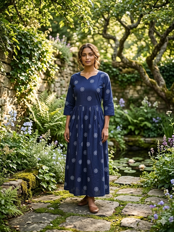 COTTON MAXI DRESS 0550