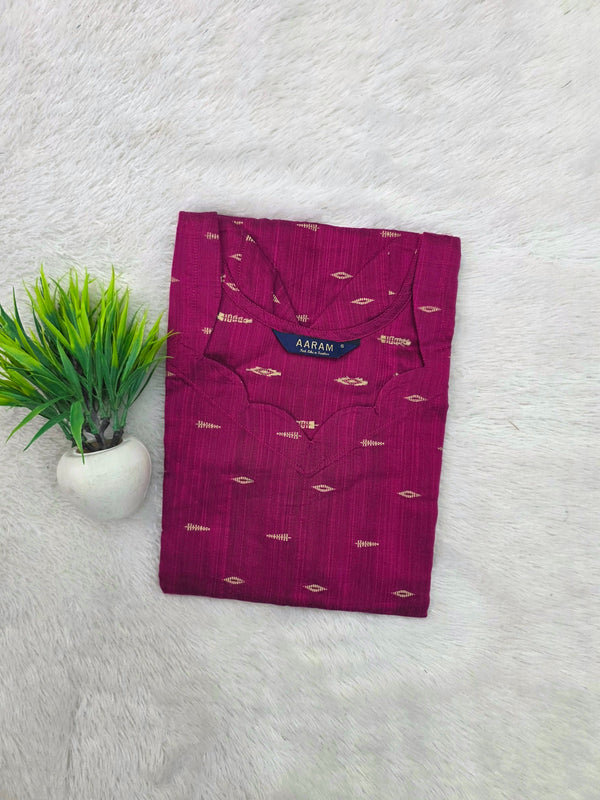 RAW SILK KURTIS 0609