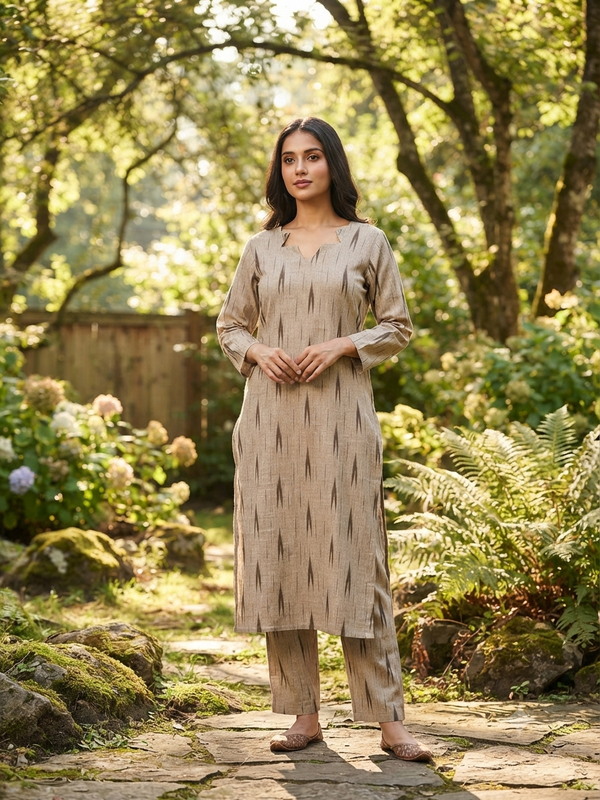 POCHAMPALLY IKKAT COTTON CO-ORD SETS 0590