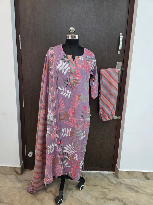 PREMIUM CAMBRIC COTTON SALWAR SETS 0567