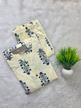 HANDBLOCK COTTON CO-ORD SETS BLUE 0601
