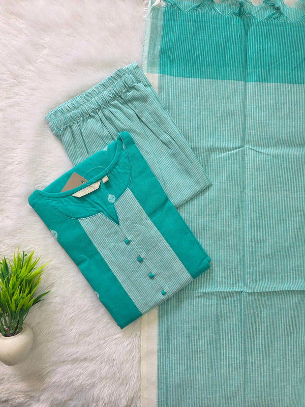 PREMIUM HANDLOOM COTTON SALWAR SETS 0444