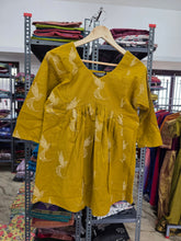 MUSTARD PEPLUM CO-ORD SETS 0654