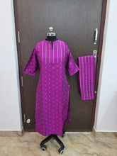 BRIGHT MAGENTA RAW SILK CO-ORD SETS 0614