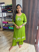 GREEN ELEPHANT EMBROIDERED COTTON CO-ORD SETS 0543