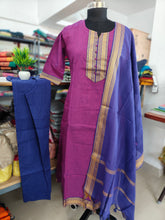 TRADITIONAL MANGALGIRI COTTON SALWAR SETS 0483