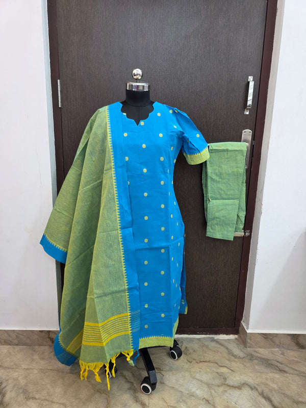 PREMIUM HANDLOOM COTTON SALWAR SETS 0444