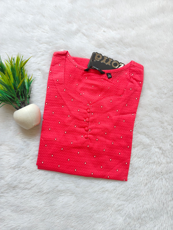 DOBBY COTTON OFFICE/COLLEGE WEAR KURTIS 0557