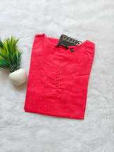 DOBBY COTTON OFFICE/COLLEGE WEAR KURTIS 0557