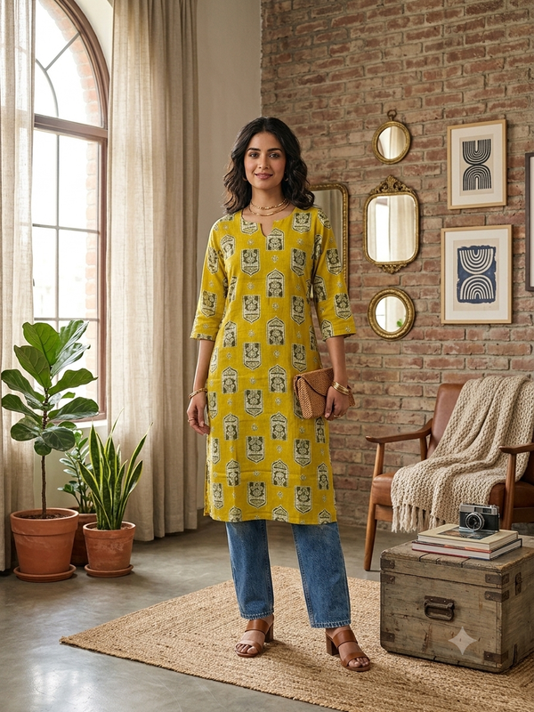 SOFT COTTON KURTIS 0577