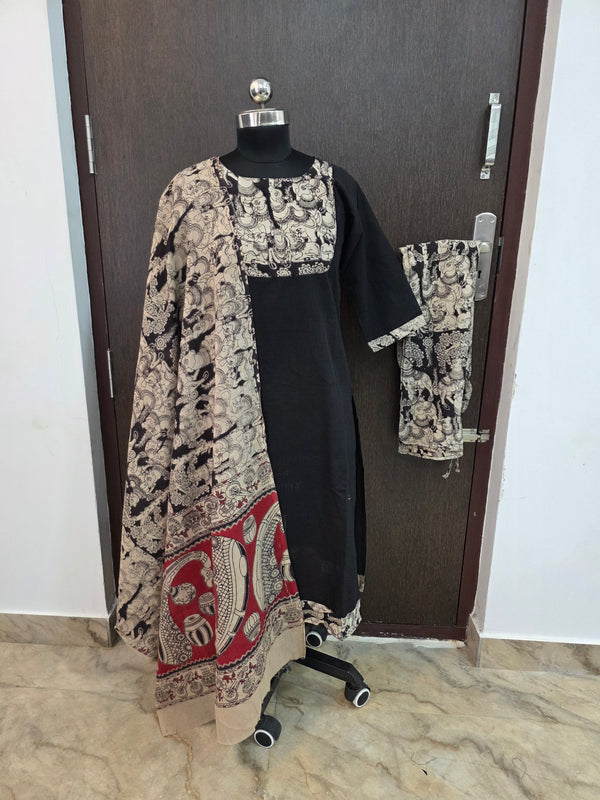 KALAMKARI COTTON SALWAR SETS / 0564