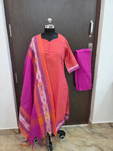 HANDLOOM IKKAT COTTON SALWAR SETS / 0111