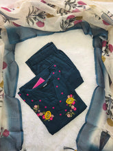 TEAL BLUE PURE COTTON SALWAR SETS 0632