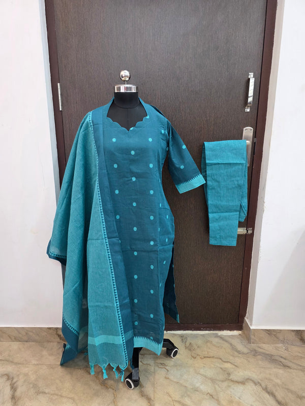 PREMIUM HANDLOOM COTTON SALWAR SETS 0444