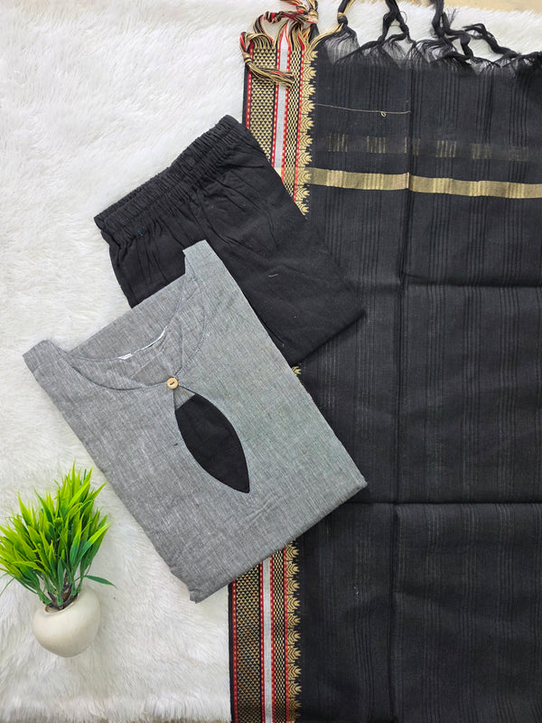 PREMIUM HANDLOOM COTTON SALWAR SETS 0444
