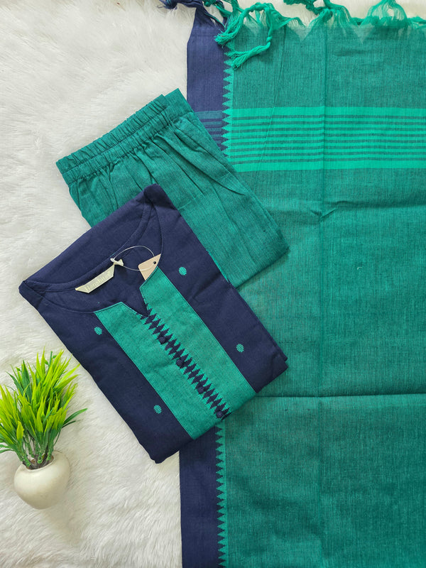 PREMIUM HANDLOOM COTTON SALWAR SETS 0444