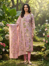PREMIUM TUSSAR SILK KURTI +DUPPATTA 0569