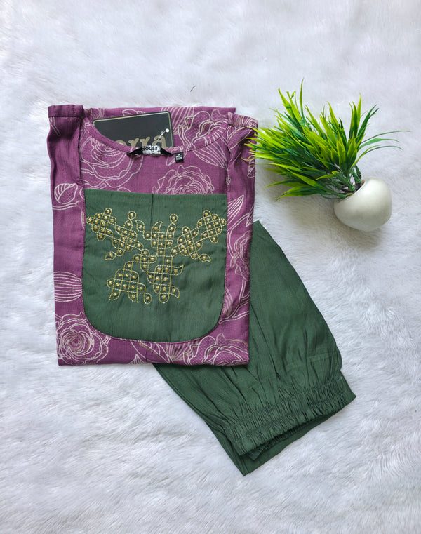 VATICAN SILK KOLAM CO-ORD SETS 0553