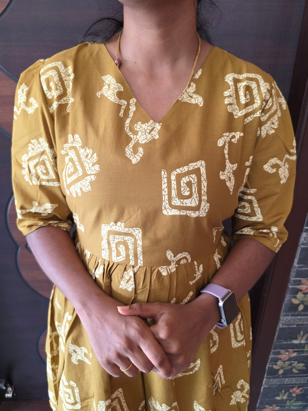 COTTON MAXI DRESS 0550