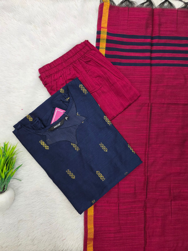 HANDLOOM RAW SILK SALWAR SETS 2222