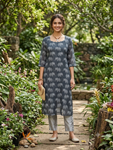 ELEPHANT PREMIUM LINEN ZARI KURTIS 0515