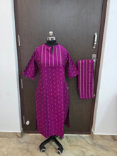MAGENTA RAW SILK CO-ORD SETS 0614