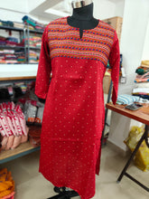 EMBROIDERY OFFICE /COLLEGE WEAR KURTIS 0456