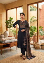 BLACK PREMIUM COTTON SALWAR SETS 0567